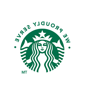 We proudly serve Starbucks